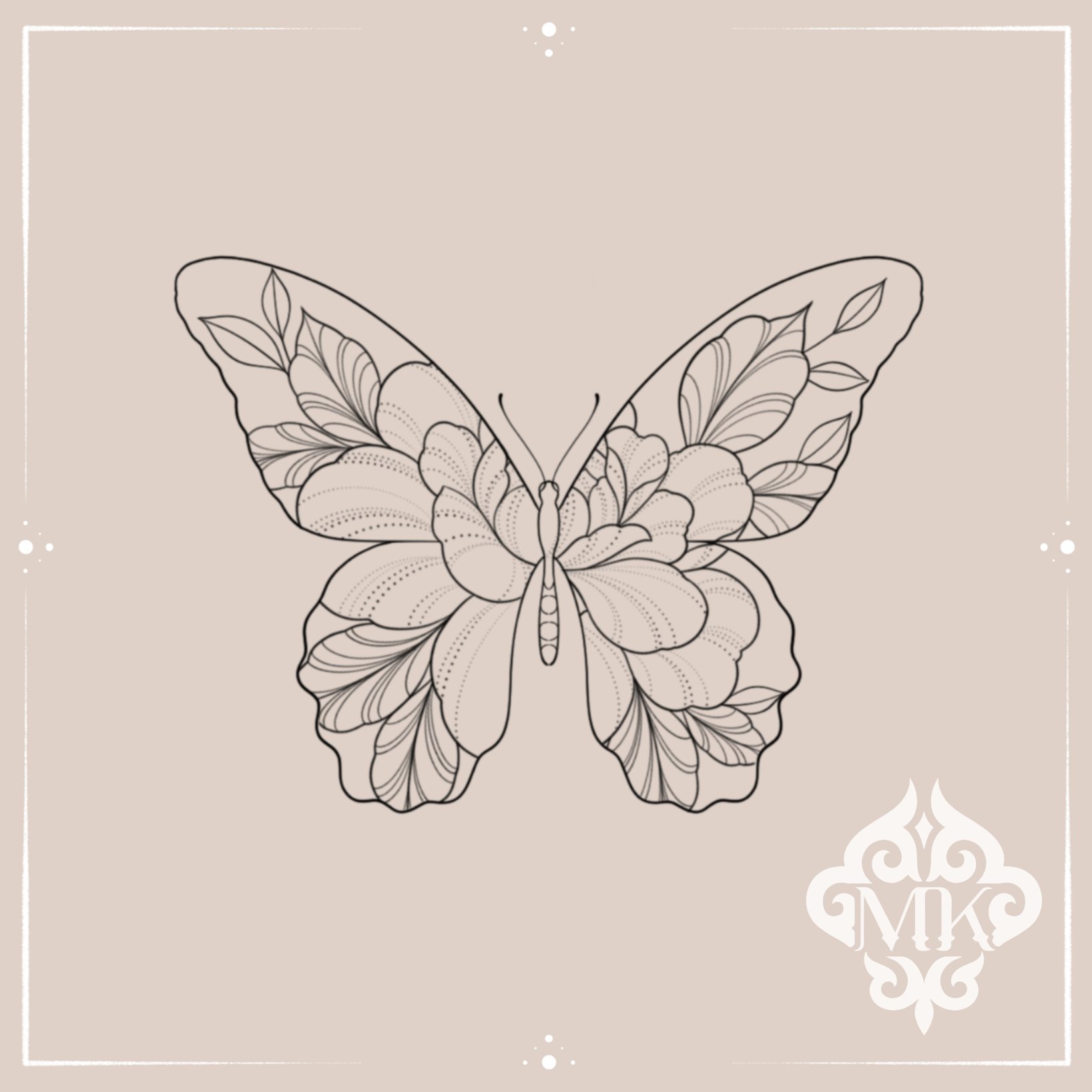 No. 32 Peony Butterfly