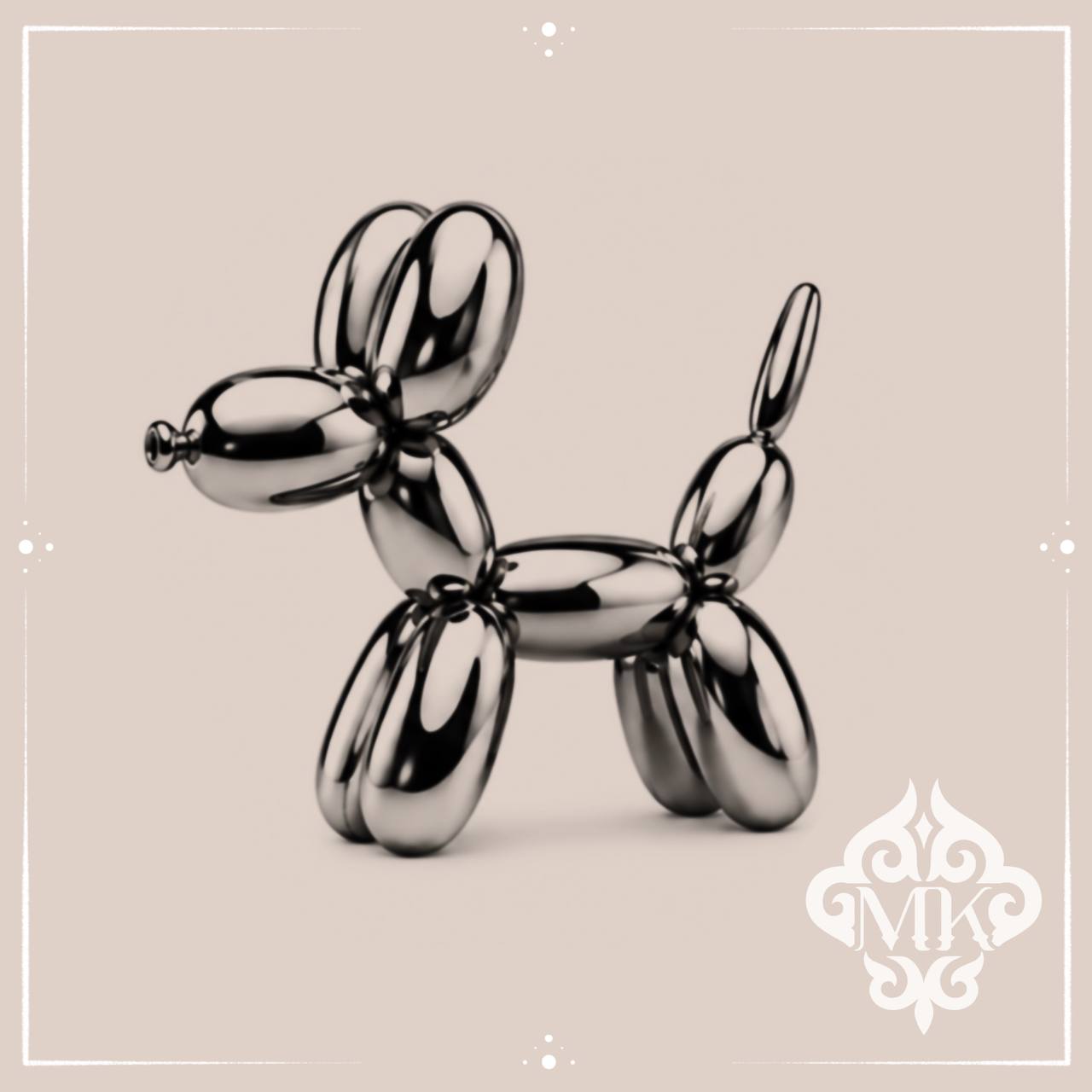 Chrome Ballon Dog